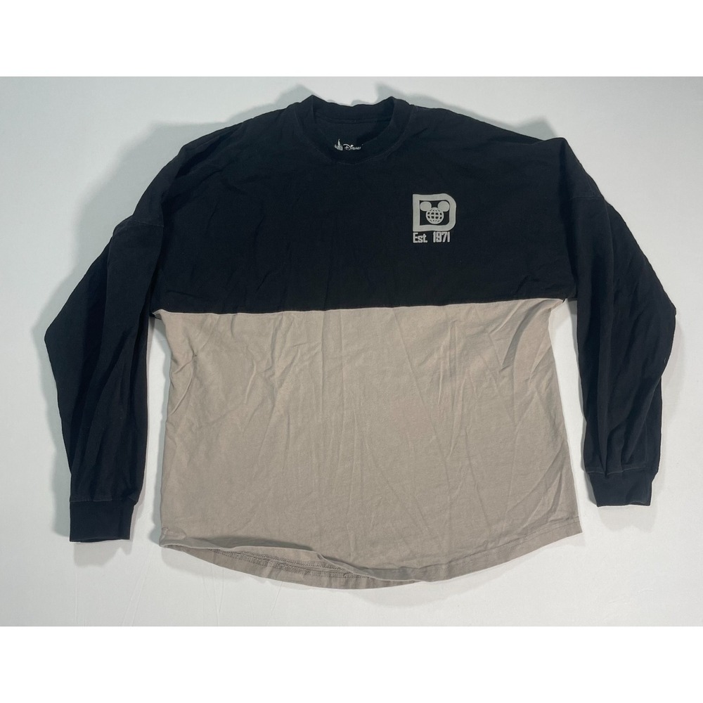 Disney Parks Walt Disney World Black Gray‎ Spirit Jersey - Unisex Size M
